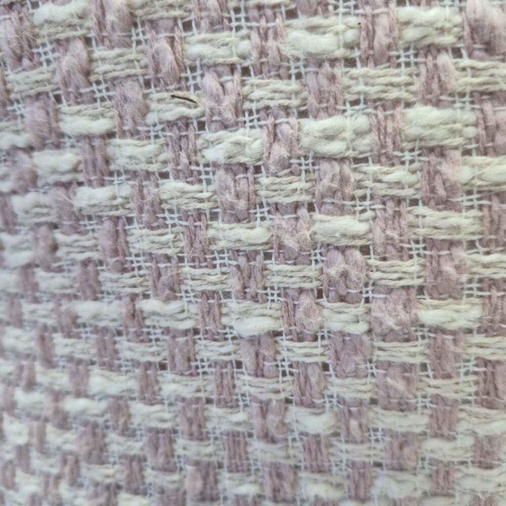 Pier 1 Decorative Pom Pom Throw Pillows Woven Pattern Neutral Colors 18x18in - Picture 3 of 5